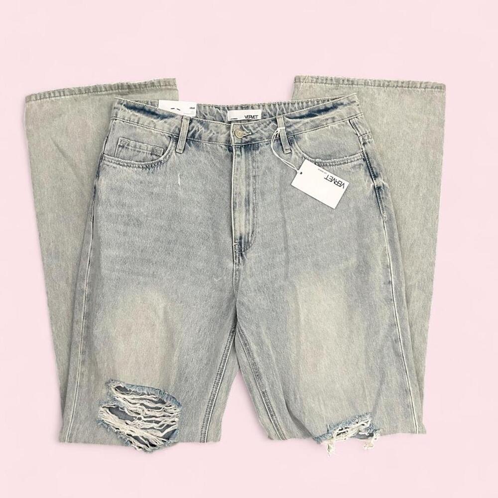 New with tags Vervet Leslie Vintage 90s Flare Jeans - light wash -31